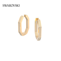 (New) Swarovski Dextera large hoop earrings