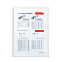 German original imported office supplies Dupel DURABLE high-grade durable plastic loose-leaf (grey)