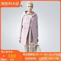 Second kill clearance JORYA zhoya womens coat 14 Winter counter G1602902 tag price 4980