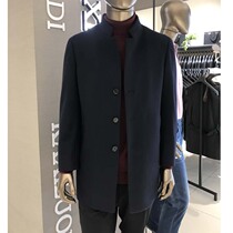 2020 Casilotti mulberry silk wool mens casual detachable down inner mid-length autumn and winter wool coat x