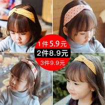 Childrens hair band Korean princess wild girl Trendy girl Sweet cute baby Baby hair hair girl headdress hair band