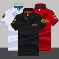 Off-Road E-family clothes new trendy brand polo shirt lapel Joker slim slim casual shirt short sleeve men