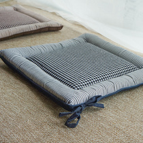 Household chair cushion Four seasons square sponge Dining chair cushion cushion Stool cushion bench Mens seat cushion Cushion Japanese style