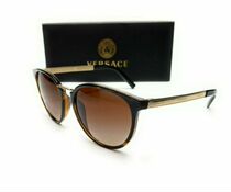 Ms. Versace Van Sci Ms. Black Round Sunglasses Sunglasses VE4366 GB1 87