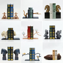 New Chinese creative home living room study book decoration Model Room exhibition hall TV cabinet bookend soft decoration