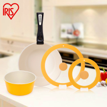 Japan IRIS environmental protection fume-free ceramic pot wok soup pot Tamako Yaki non-stick pan Induction cooker universal