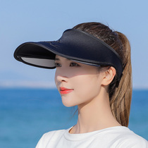 Hat female summer outdoor UV sunshade sunscreen hat Korean fashion wild student Net red empty top hat