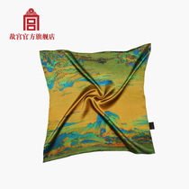 The Palace Museum Qianliangshan small square towel Silk scarf Scarf gift The official flagship store of the Palace Museum