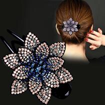 Flower rich hairclip Korean version of elegant hair accessories plate hairclip new duckbill clip headgear female adult hair accessories