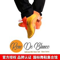 The new chain Danse Liandance contrast color color two-color men and women Latin lovers ballroom dance shoes Rumba