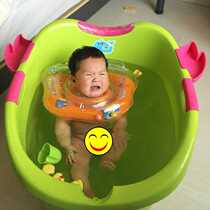 Childrens bath bucket Oversized thickened baby swimming bucket Childrens bath bucket Baby plastic bath can sit at home