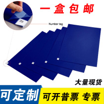 Dust Free Room Sticky dust mat Removable Ground Floor Mat floor Floor Adhesive Dust Adhesive Dust Sticker Blue Antistatic Foot Mat