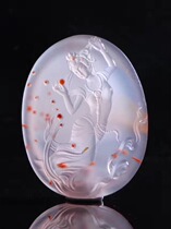 Cool Mountain South Red Manau Ice Float Grass Flowers Fly Sky Lady Nu Pendant Beauty Pendant Lotus Guanyin Bodhisattva Baby Buddha