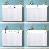 Plant printed radiator cover custom household electric heating dustproof anti-blackening occlusion curtain decorative cover cover fabric art