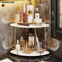 Toilet Bathroom Triangle Light Luxurious Wall Corner Shelve Kitchen Toilet Wash table Wash Terrace Cosmetic holding stand