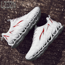 Summer casual mens trendy mens shoes sports dad inner increase large size teen particle breathable running board shoes