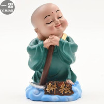 Featured Chinese clay figurines gifts traditional creative little monk ornaments special handmade monk gifts