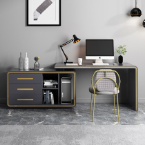 Italian corner desk light luxury modern writing desk small apartment home bedroom desk minimalist computer desk desktop