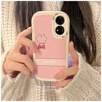 Cute cartoon applies Huawei P50pro mobile phone shell p50 protective sleeve silicone full package anti-fall leather soft shell woman
