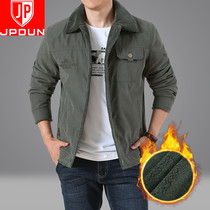 2020 New Men Plus Suede Jacket Mens Autumn Winter Loose Mens Clothing Casual Jacket Dresses Winter Clothing