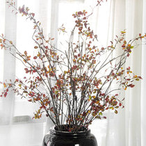 Emulated plant floor feel twigs leaves leaves Foliage Decorative Flower room vases flower-flower-like board room Soft decorations