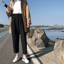 Big Code Broadlegged Pants Woman Spring Autumn New 2022 Fat Sister Loose slim fit for hip thigh coarse girl pants