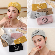 Wool thread protection head belt knitted sports sweat absorption hair belt postpartum month windproof bag headscarf wide edge hair band