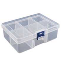 Transparent plastic box screw finishing box hardware electronic components model parts box plastic aircraft storage tool box