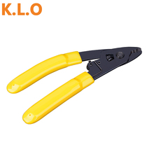 K L O fiber Miller pliers three-mouth wire stripping pliers CFS-3 Miller pliers Kevlar scissors Diagonal Notch Pliers Fiber Optic Cable Cold Pick Up Tool REINFORCED LEATHER WIRE PLIERS