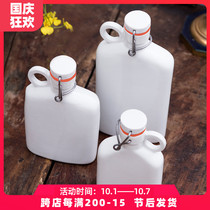 Spot American KIKKERLAND creative Hulk ceramic outdoor travel wine vase props fashion INS style