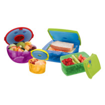 13 pcs Fit  Fresh Healthy Lunch Reusable Container Kit with