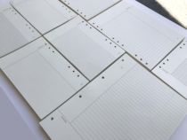 Cornell Loose-leaf notebook replacement core Loose-leaf core paper replacement core B5A5 beige eye protection 6 holes 9 holes replacement page