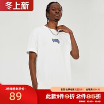 ZONOS 2021 summer new short sleeve T-shirt men Street simple letter print loose cotton round neck top