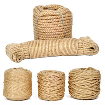  Hemp rope Rope decoration Tied rope wire mesh Hand-woven fine thick diy color material Retro wind rope