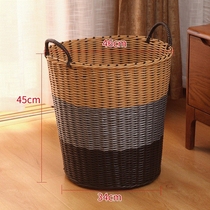 Barber shop towel storage bucket Beauty salon porch car wine gym dirty push cabinet Dry cleaning clothes basket Blue guest dirty clothes basket