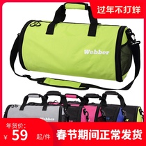 Weber basketball bag training Sports Leisure large capacity cylinder portable cross bag fitness shoulder travel bag for men and women