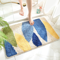 Household toilet floor mat bathroom absorbent non-slip mat bedroom toilet door foot mat entrance mat carpet