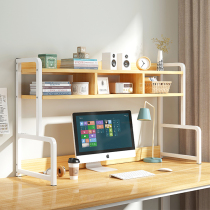 Desktop Bookshelves Shelving Simple Student Dorm Finishing Containing Shelf Desk Upper Iron Art Small Multilayer Shelf