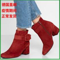 Germany Gabor Garbo womens shoes short ankle boots 19 autumn and winter comfortable dress high heel thick heel colorful multi-color 35 816
