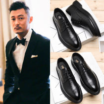 Italian Men Shoes Business Authentic leather Summer Inn Wind Leisure New Lang knot Wedding Bloc mens leather shoes