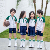 Primary school uniform British style Summer kindergarten garden uniform College style 61 performance childrens class uniform Sports suit