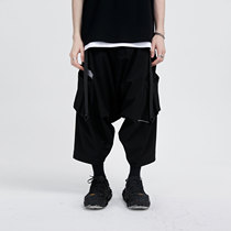 FPA (VENGETICE)Multi-pocket functional cropped pants Loose straight national tide brand shorts high street cropped pants