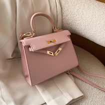 Premium sense bag bag foreign gas womens bag Hong Kong popular new fashion fashion cross-body bag versatile one-shoulder carry Kelly bag