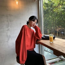 Early autumn coat women tide thin High Street wind Japanese sweater 2021 new female autumn retro Net red thin loose