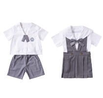 Inglén Classic School Uniform Dress Garden Suit Cute Boy Dress Uniform Girl Special Edition Type Wide Braces One-piece Dress