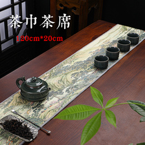 Tea towel tea mat new Chinese Zen tea tray tea set mat Chinese style tea ceremony table cloth tea flag tea cloth tea table flag