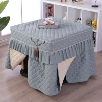 Square fire table cover winter cotton padded electric stove cover fire cover new mahjong machine fire cover