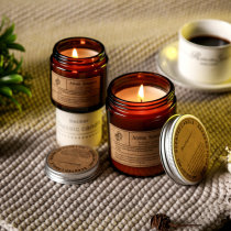 Nature Clear Aromas Handmade Soybean Wax Scented Candle Ins Bedrooms Nordic Glass Jars Smoke-free Romantic Scented GIFT BOXES