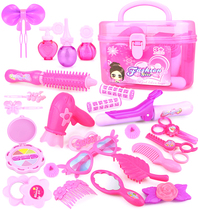 Barber toy makeup box Children draw makeup Princess hair shop Kindergarten doll house makeup toy set for girls