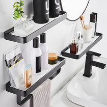 Bathroom shelf Wall-mounted non-perforated wall toilet toilet toilet Bath sink Cosmetics towel